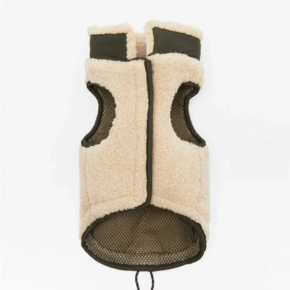 NWT ZARA FAUX SHEARLING PET COLLECTION JACKET XXS - Picture 8 of 9